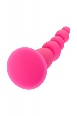 Анальная втулка A-Toys by TOYFA Hild, силикон, розовый, 11 см арт. 761324