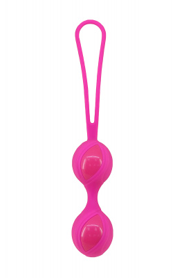 Вагинальные шарики Seven Creations силиконовые, розовые, Ø3,5 см арт. 2417-E13-BCD
