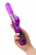 Вибратор с клиторальным стимулятором TOYFA A-Toys  , TPR, Фиолетовый, 22,5 см арт. 765011