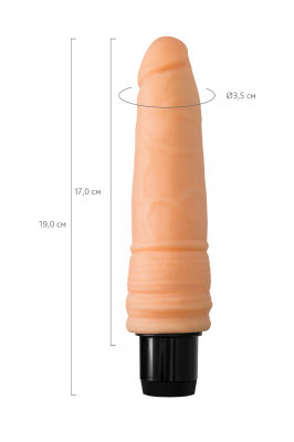Реалистичный вибратор A-Toys by TOYFA Frem, TPE, телесный, 19 см арт. 761001