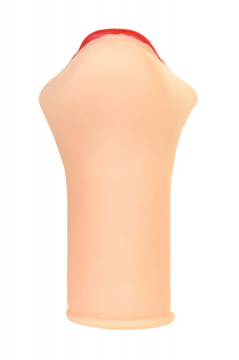 Мастурбатор реалистичный  TOYFA Juicy Pussy Juicy Lips, рот, TPR, телесный, 12,6 см арт. 893005