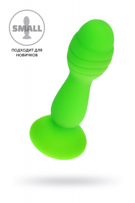 Анальная втулка A-Toys by TOYFA Terg, силикон, зеленый, 10 см арт. 761325
