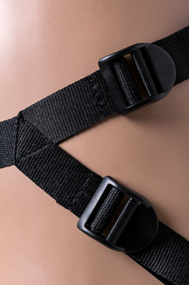 Страпон на креплении TOYFA RealStick Strap-On Harley, TPR, телесный, 17,3 см арт. 972003