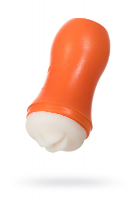 Мастурбатор TOYFA A-Toys, рот, оранжевый/телесный, 14 см арт. 763005