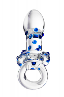 Анальная втулка Sexus Glass, стекло, прозрачная, 14 см, Ø 3,5 см арт. 912064