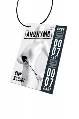 Стек Anonymo #0007, PU кожа, черный, 36 см арт. 310007