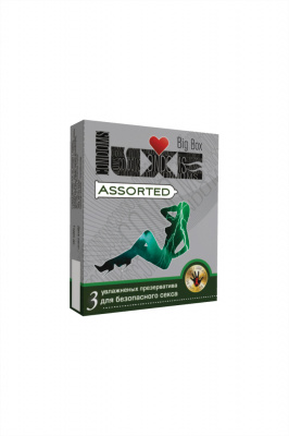Презервативы Luxe Big Box Assorted панель, 18 см., № 3, 24шт. арт. 680