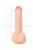 Реалистичный фаллоимитатор RealStick Nude Shaw, PVC, телесный, 17 см арт. 582020
