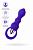 Анальная втулка ToDo by Toyfa Curvy, силикон, фиолетовая, 14 см, Ø 3,2 см арт. 358009