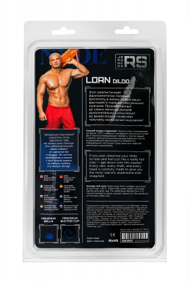 Реалистичный фаллоимитатор RealStick Nude Lorn, PVC, телесный, 20 см арт. 582021