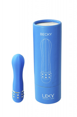 Вибратор Becky, синий 11,5 см арт. B4