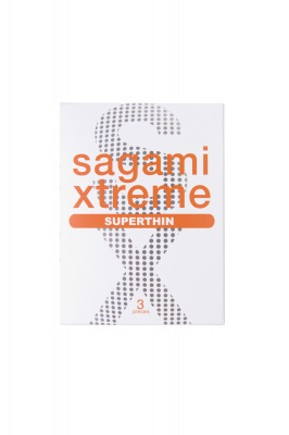 Презервативы Sagami, xtreme, 0.04, латекс, 19 см, 5,4 см, 3 шт. арт. 750/1