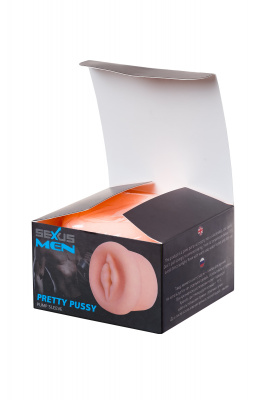 Насадка на помпу Sexus Men PRETTY PUSSY, TPE, телесный, 7,5 см арт. 709035