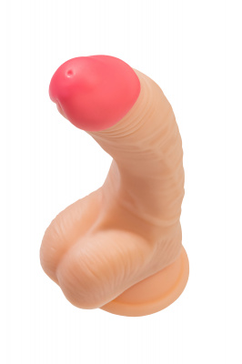 Реалистичный фаллоимитатор RealStick Nude Nash, PVC, телесный, 18 см арт. 582022
