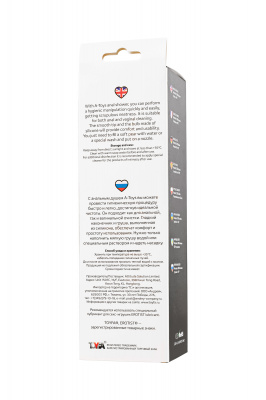 Анальный душ A-toys by TOYFA, силикон, черный, 23,8 см арт. 761312