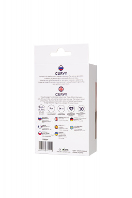 Анальная втулка ToDo by Toyfa Curvy, силикон, фиолетовая, 14 см, Ø 3,2 см арт. 358009