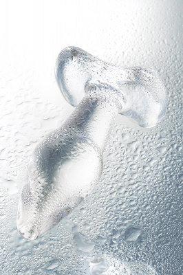Анальная втулка Sexus Glass, стекло, прозрачная, 10,5 см, Ø 3,5 см арт. 912131