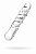 Двусторонний фаллоимитатор Sexus Glass, стекло, прозрачный, 16 см арт. 912122