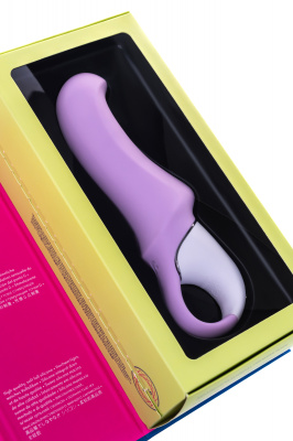 Нереалистичный вибратор Satisfyer Vibes Charming Smile, силикон, фиолетовый, 18,7 см. арт. EE73-827-1017