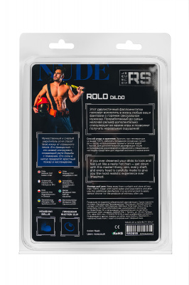 Реалистичный фаллоимитатор RealStick Nude Rolo, PVC, телесный, 17 см арт. 582019
