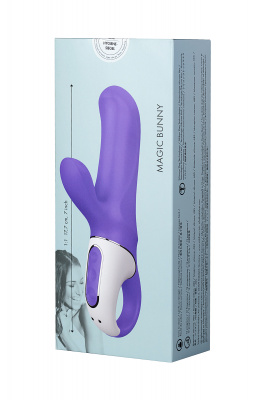 Нереалистичный вибратор Satisfyer Vibes Magic Bunny, силикон, фиолетовый, 17,7 см. арт. EE73-826-1017