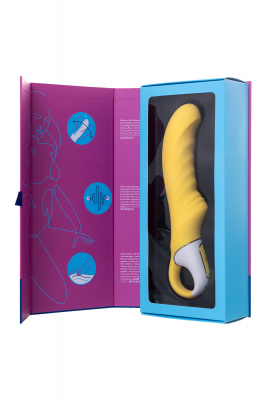 Нереалистичный вибратор Satisfyer Vibes Yummy Sunshine, силикон, желтый, 22,5 см. арт. EE73-879-1017