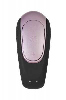 Многофункциональный стимулятор для пар Satisfyer Partner Double Fun, силикон, черный, 9 см арт. J2008-15-1