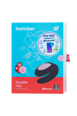 Многофункциональный стимулятор для пар Satisfyer Partner Double Joy, Силикон, Черный, 18 см арт. J2008-16-1