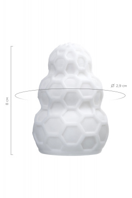 Мастурбатор A-Toys Flaff, TPE, белый, 8см, Ø 2,9 см арт. 763014