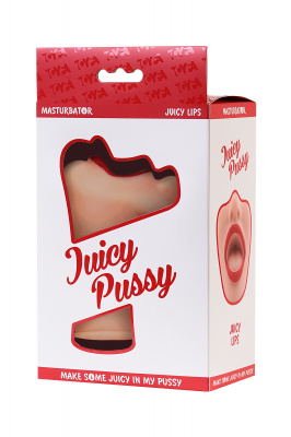 Мастурбатор реалистичный  TOYFA Juicy Pussy Juicy Lips, рот, TPR, телесный, 12,6 см арт. 893005