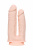 Фаллоимитатор для двойного проникновения RealStick Silicone Armie H, сайлекспан, телесный, 19 см арт. 9420014