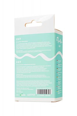 Вакуумный стимулятор Flovetta LILY, силикон, розовый, 13 см арт. 457717