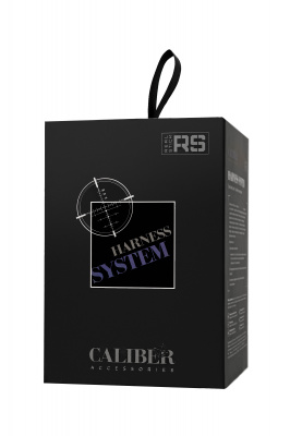 Трусики для страпона  RealStick CALIBER, экокожа, черные арт. 983052