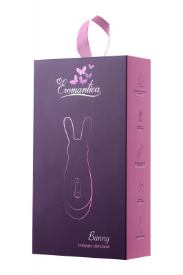 Стимулятор эрогенных зон Eromantica BUNNY, силикон, фиолетовый, 21,5 арт. 120301