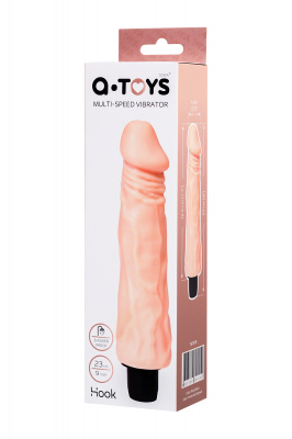 Реалистичный вибратор TOYFA A-Toys  Multi-Speed, TPE, 19,5 см арт. 761018