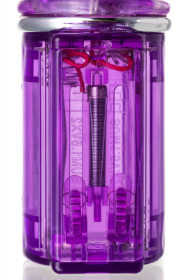 Вибратор с клиторальным стимулятором TOYFA A-Toys  High-Tech fantasy , TPE, Фиолетовый, 26,5 см арт.