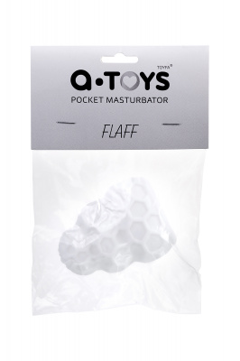 Мастурбатор A-Toys Flaff, TPE, белый, 8см, Ø 2,9 см арт. 763014