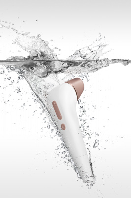 Вакуум-волновой бесконтактный стимулятор клитора Satisfyer 2 NG, ABS пластик, белый, 17см арт. J2018