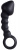 Фаллоимитатор с кольцом черный MENZSTUFF HEAD INVADER BLACK 9 см. арт. 20717