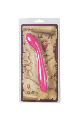 Стимулятор точки G Let it G, G-Stalker, силикон, розовый, 19,5 см арт. 592002