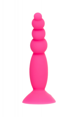 Анальная втулка A-Toys by TOYFA Hild, силикон, розовый, 11 см арт. 761324