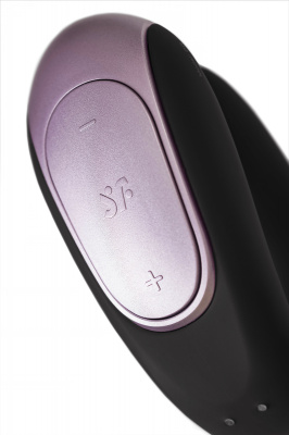 Многофункциональный стимулятор для пар Satisfyer Partner Double Fun, силикон, черный, 9 см арт. J2008-15-1