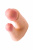 Насадка TOYFA XLover Double Pleasure  реалистичная для двойного проникновения , TPR, телесный, 19 см
