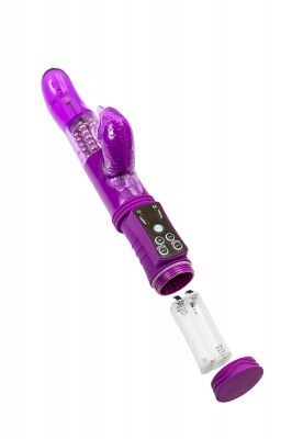 Вибратор с клиторальным стимулятором TOYFA A-Toys  , TPR, Фиолетовый, 22,5 см арт. 765011