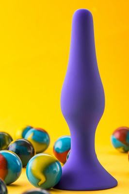Анальная втулка TOYFA A-Toys  , Силикон, Фиолетовый, 12,5 см арт. 761303