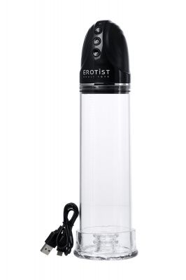 Помпа для пениса Erotist Man up pump, ABS пластик, прозрачная, 30 см арт. 548001