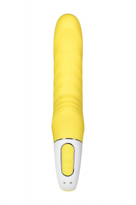 Нереалистичный вибратор Satisfyer Vibes Yummy Sunshine, силикон, желтый, 22,5 см. арт. EE73-879-1017