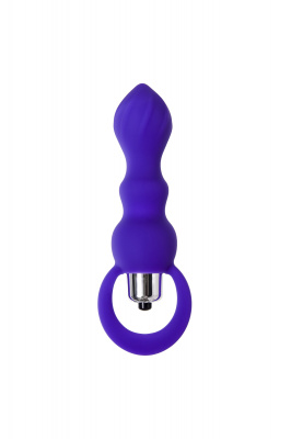 Анальная втулка ToDo by Toyfa Curvy, силикон, фиолетовая, 14 см, Ø 3,2 см арт. 358009