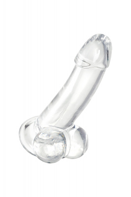 Реалистичный фаллоимитатор A-Toys by TOYFA Cryst, TPE, прозрачный, 15 см арт. 762005
