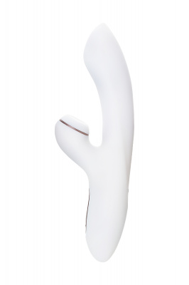 Вибратор Satisfyer Pro G-Spot Rabbit, с вакуум-волновым бесконтактным стимулятором, силикон, белый, 